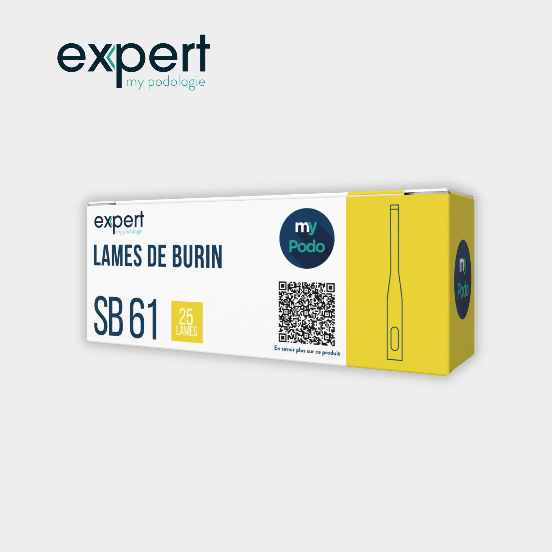 25 Mejselblade - Expert af My Podologie Expert 