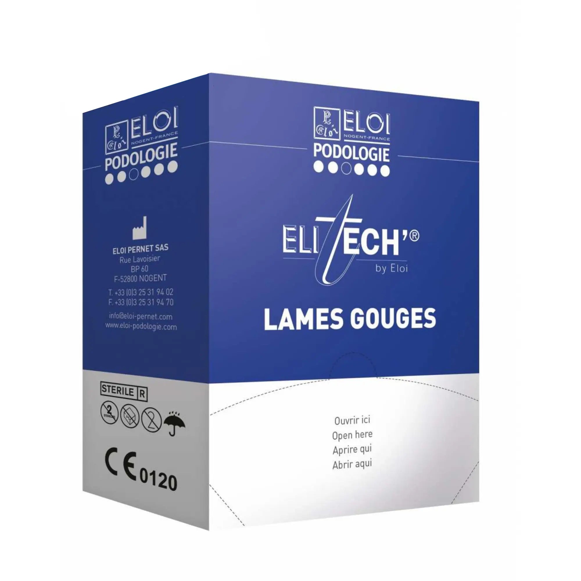 500 lames de gouges N°2 - Elitech by Eloi Eloi Podologie 