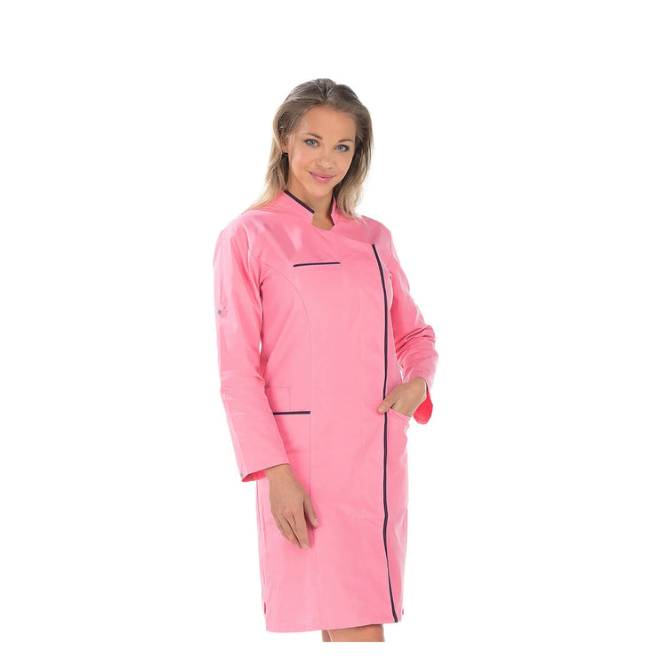 Adeline - Long blouse - Convertible long sleeves - Women - 100 cm My Blouse  Twill-Coral-Iris-T6-XXXL