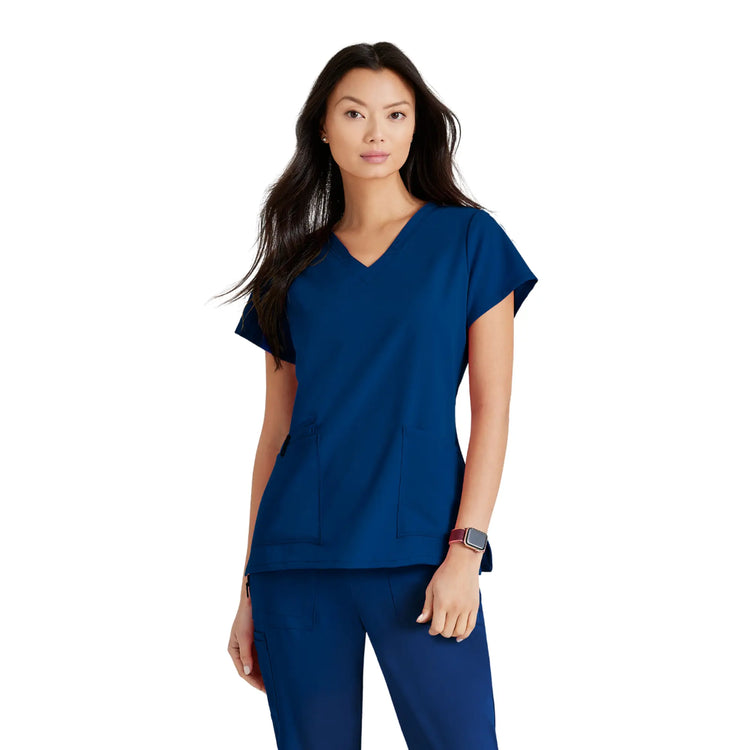 Aria - Tunique col V - Femme - Barco Unify BARCO  Bleu Marine / XL