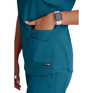 Aura - V-hals tunika - Damer - Grey's Anatomy Stretch Grey's Anatomy 