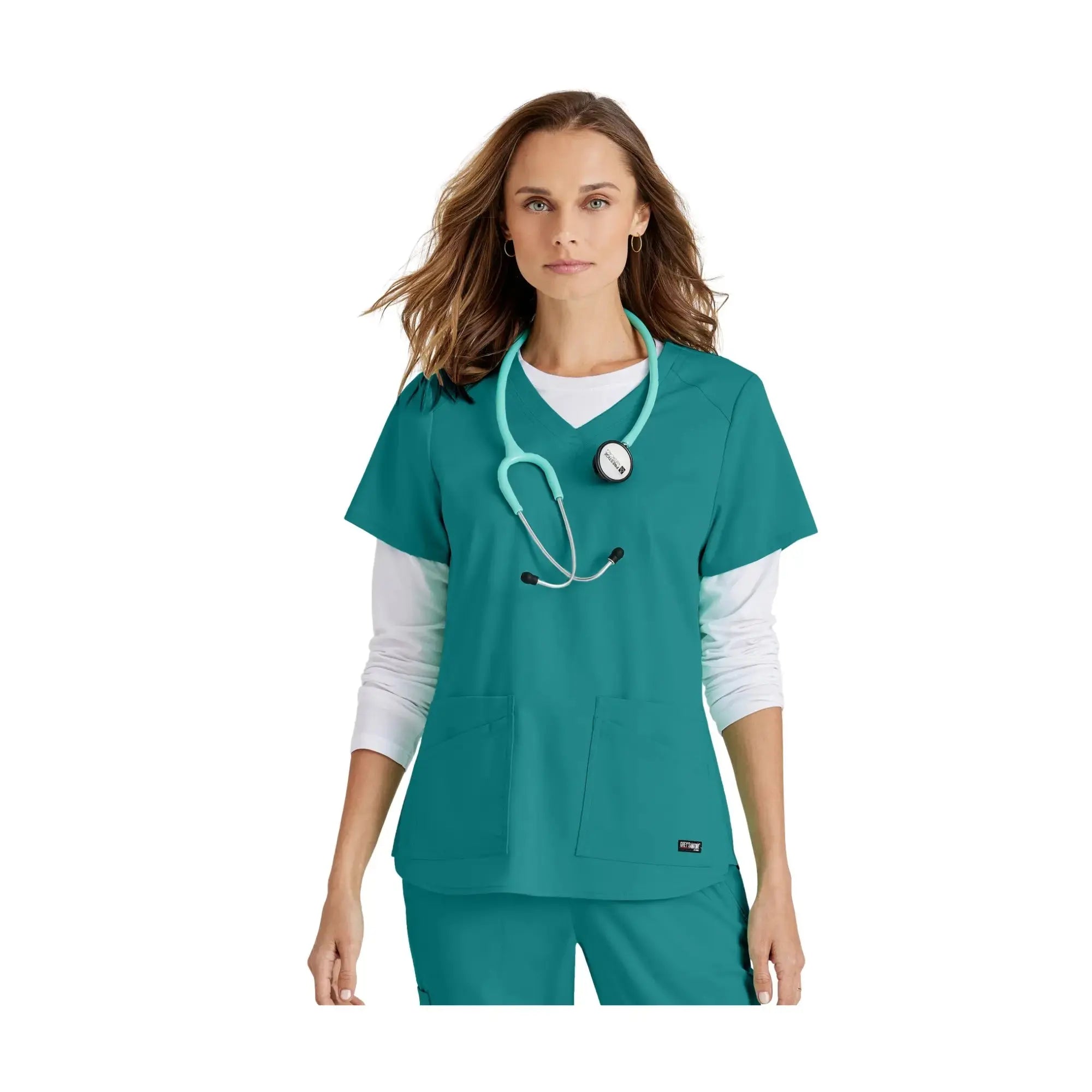 Aura - V-hals tunika - Damer - Grey's Anatomy Stretch Grey's Anatomy 