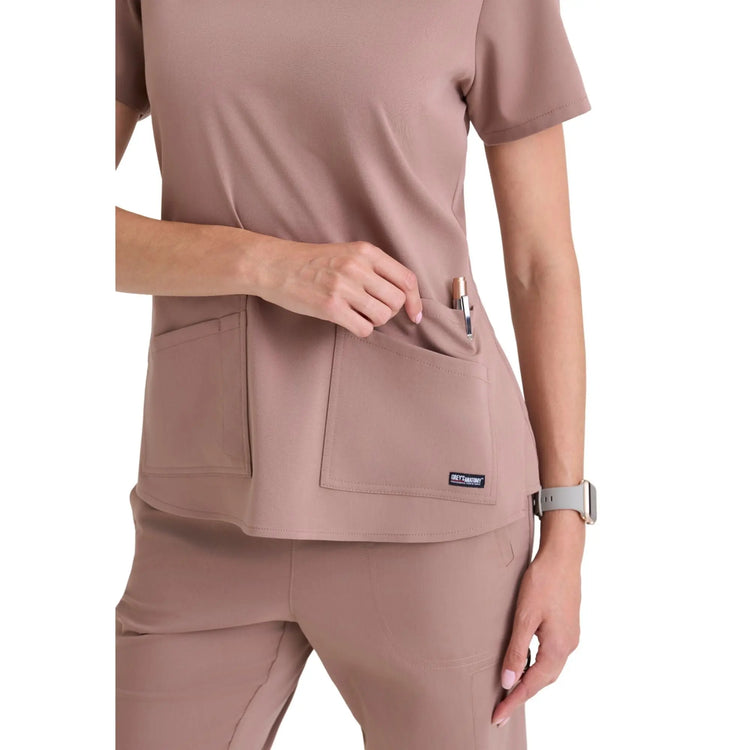 Aura - V-hals tunika - Damer - Grey's Anatomy Stretch Grey's Anatomy 