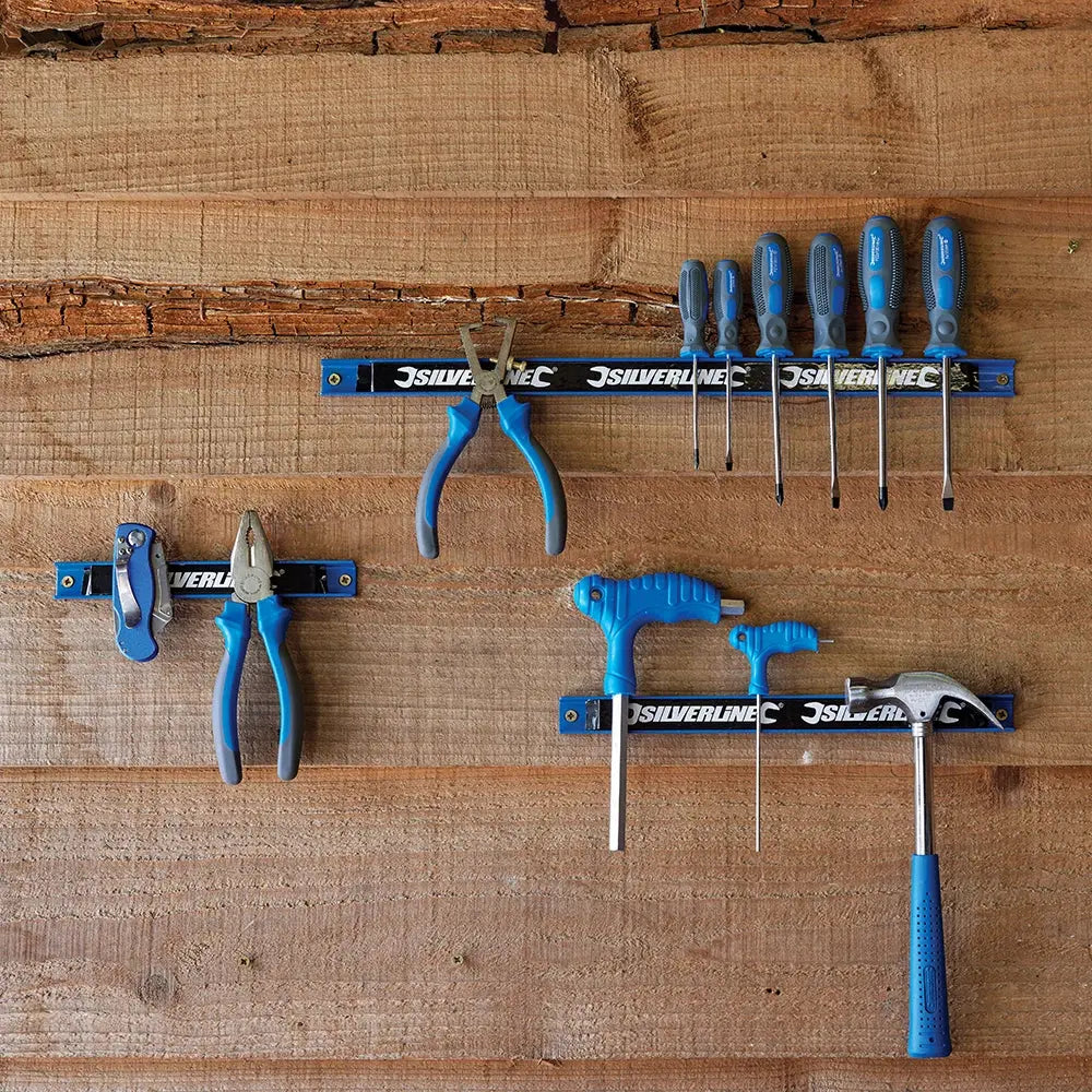 Barres magnétiques pour outils - 3 pièces - Silverline Silverline 