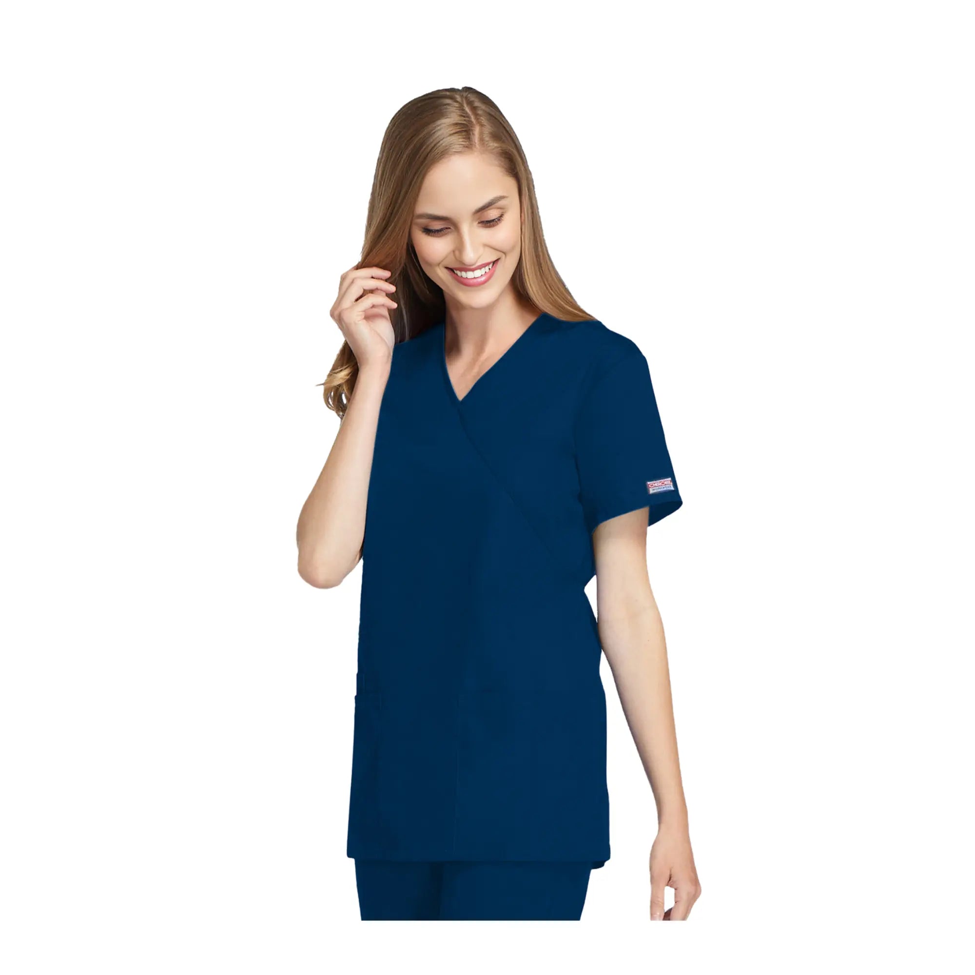Bayonne - Tunique médicale - Effet cache-coeur  - Manches courtes - Femme - 72 cm - Cherokee Cherokee Authentic Workwear 