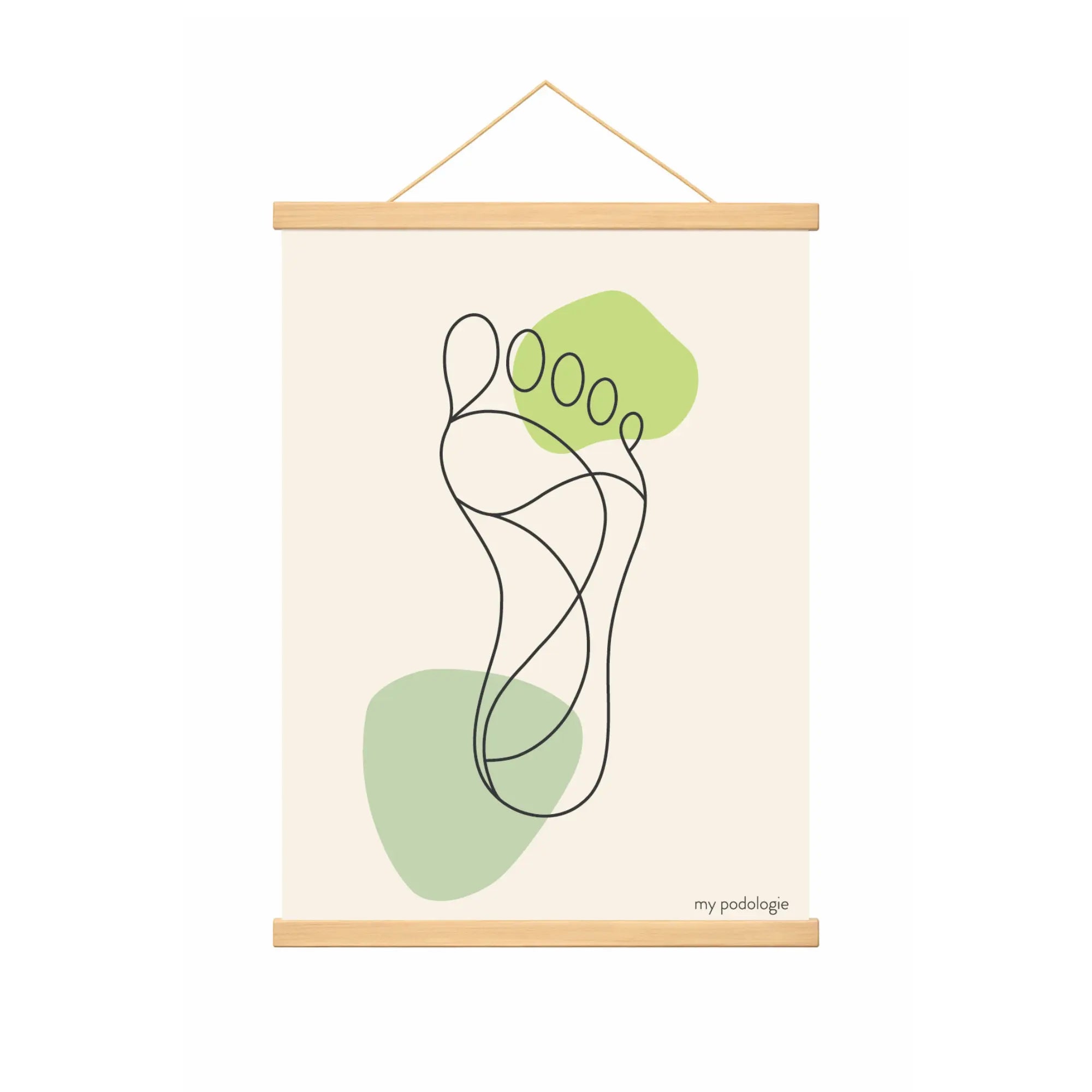 Cadre photo magnétique bois - plusieurs modèles My Podologie 
