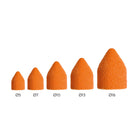 Orange spidshætter SK-PODO X10 - Ø 5mm / 16mm - Fin, medium eller grovkornet - Lukas Podological