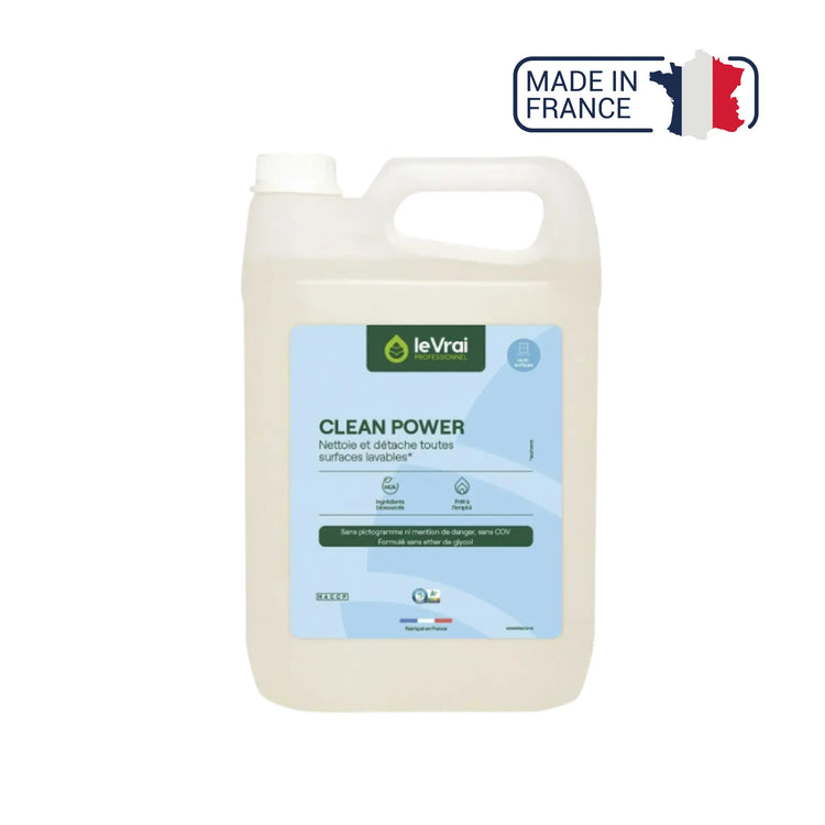 Clean Power - Deux contenances disponibles - Le vrai professionnel Le Vrai Professionnel 
