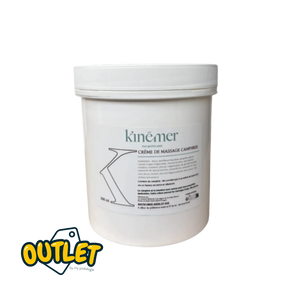 Crème Massage Camphrée - 500 ml - Kinémer - Biotecmer // Date courte Biotecmer 
