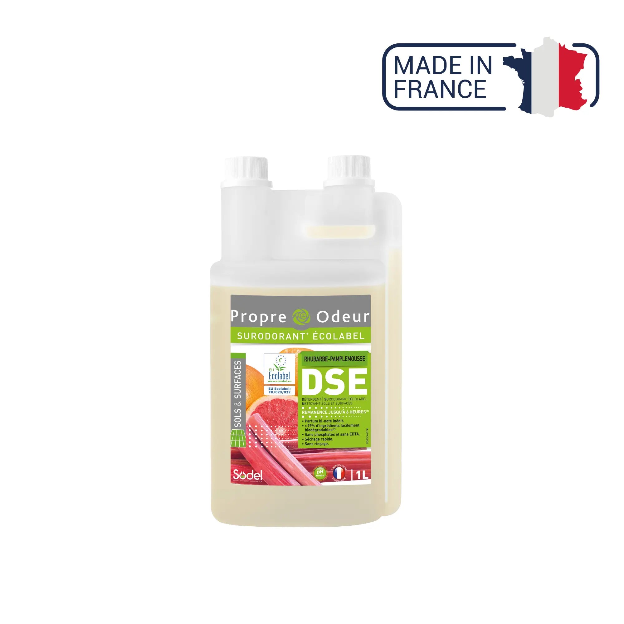 DSE - Ecolabel Superodor Detergent - 3 smagsvarianter - 1L eller 5L - Sodel Exeol 