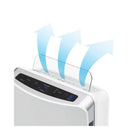 Rearward air deflector for AP