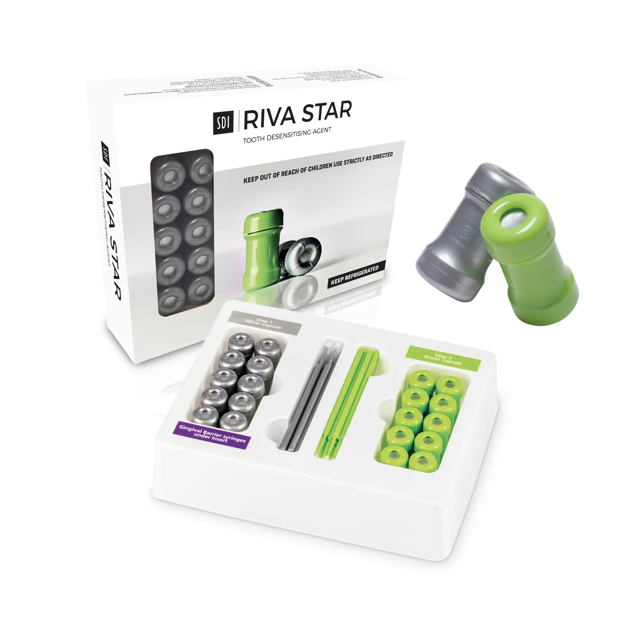 Riva Star dental desensibilisator - flasker/kapselsæt - SDI - My Médical