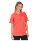 Dora - Bluse - Korte ærmer - V-hals - Dame - 75 cm