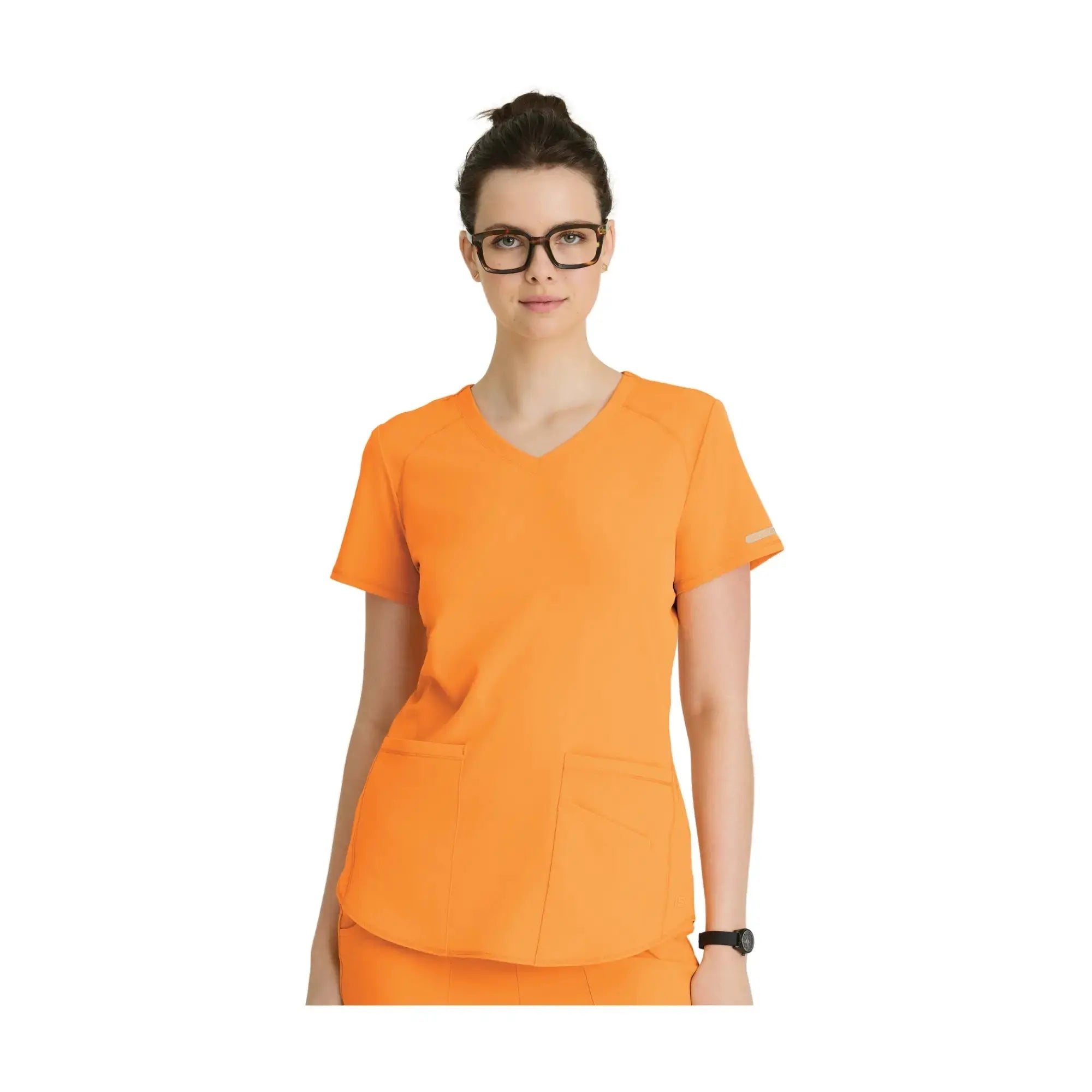 Elva - V-hals tunika - Damer - Skechers SKECHERS  Orange / XL