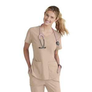 Elva - V-hals tunika - Damer - Skechers SKECHERS  Sand / XL