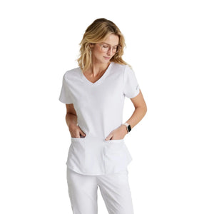 Elva - V-hals tunika - Damer - Skechers SKECHERS  Hvid / XL