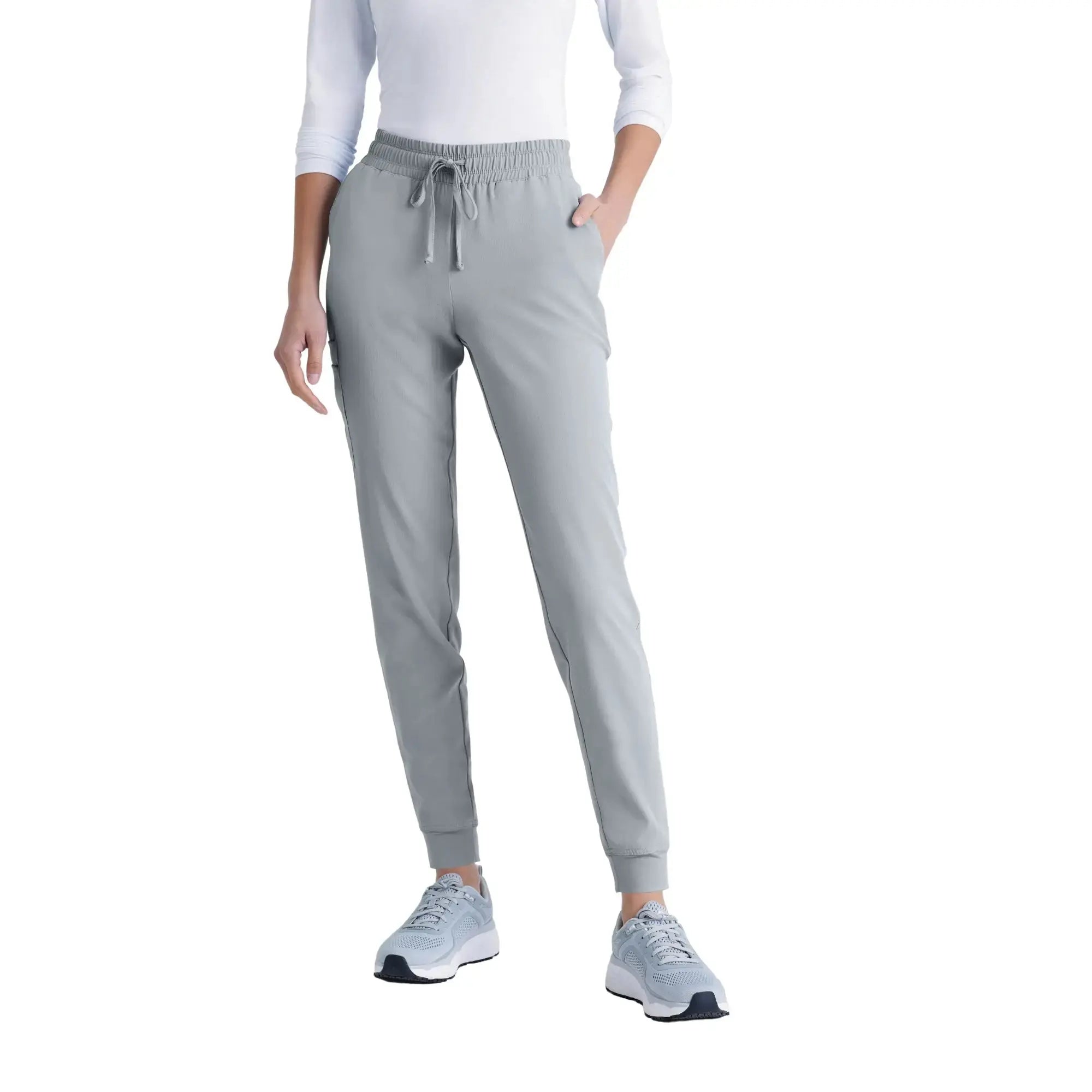 Elym - Jogging with drawstring - Women - Skechers SKECHERS  Light Gray / XL