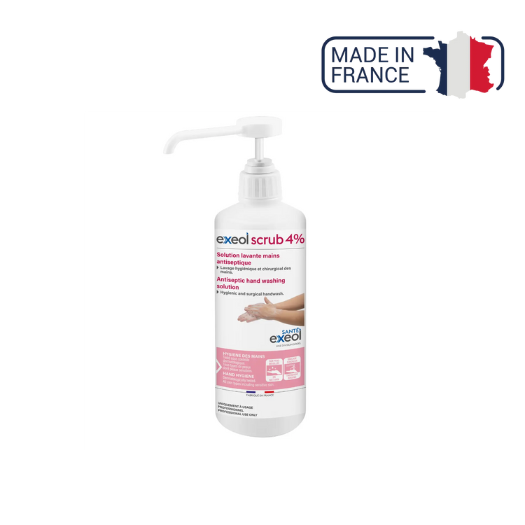 Exeol scrub 4% antiseptisk sæbe - Sodel Exeol 