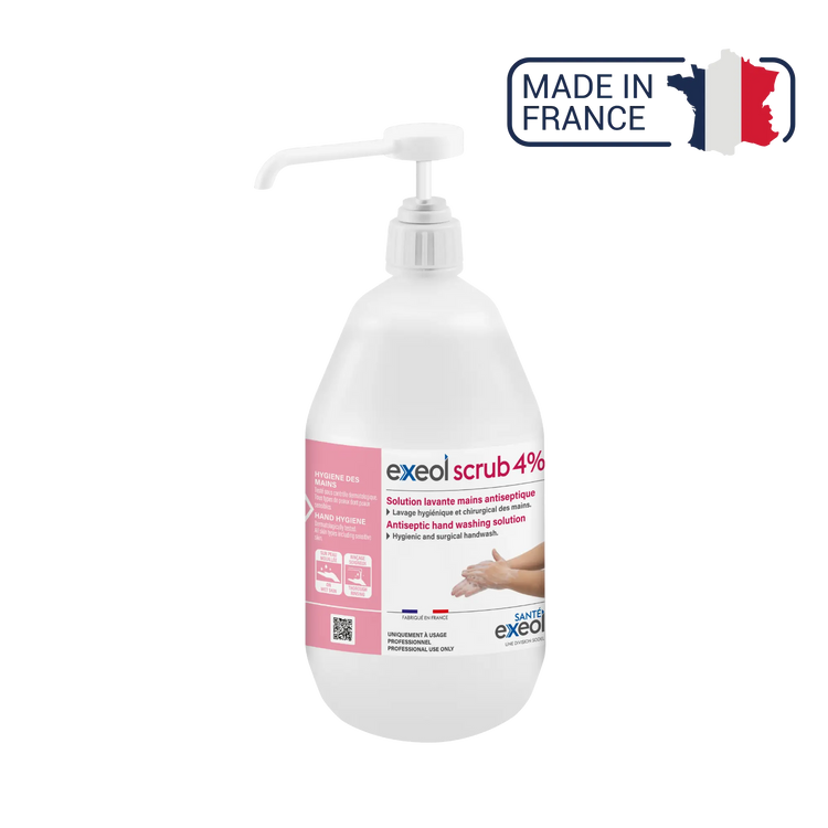 Exeol scrub 4% antiseptisk sæbe - Sodel Exeol 
