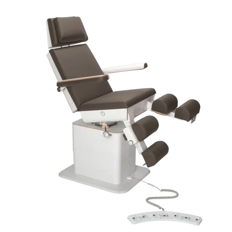 Fauteuil de pédicurie - MOON - Relevage électrique - Filaire - Ruck My Podologie  Expresso-3-moteurs-2-Blanc