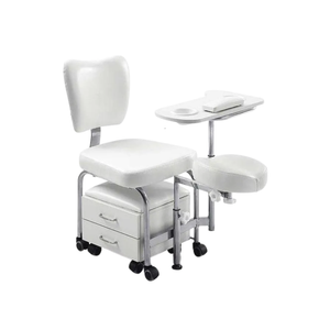Fauteuil de pédicurie avec tabouret et rangements - Tendy - Weelko Naggura 