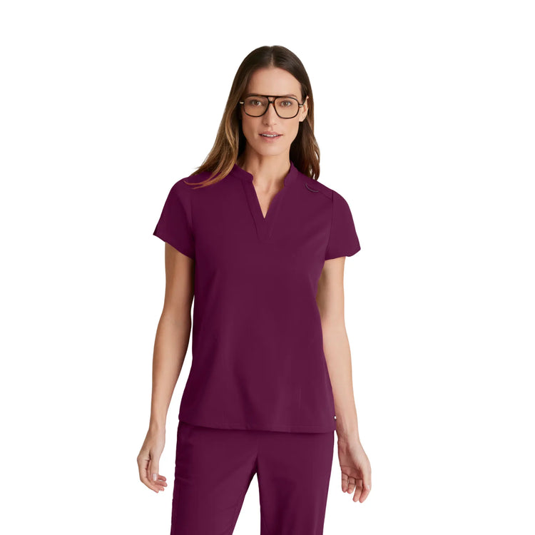 Flora - Tunique col à bande - Femme - Grey’s Anatomy Stretch GREYS ANATOMY STRETCH