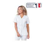 Gaia - Short-sleeved blouse - V-neck - Women - 70 cm - Phirejo