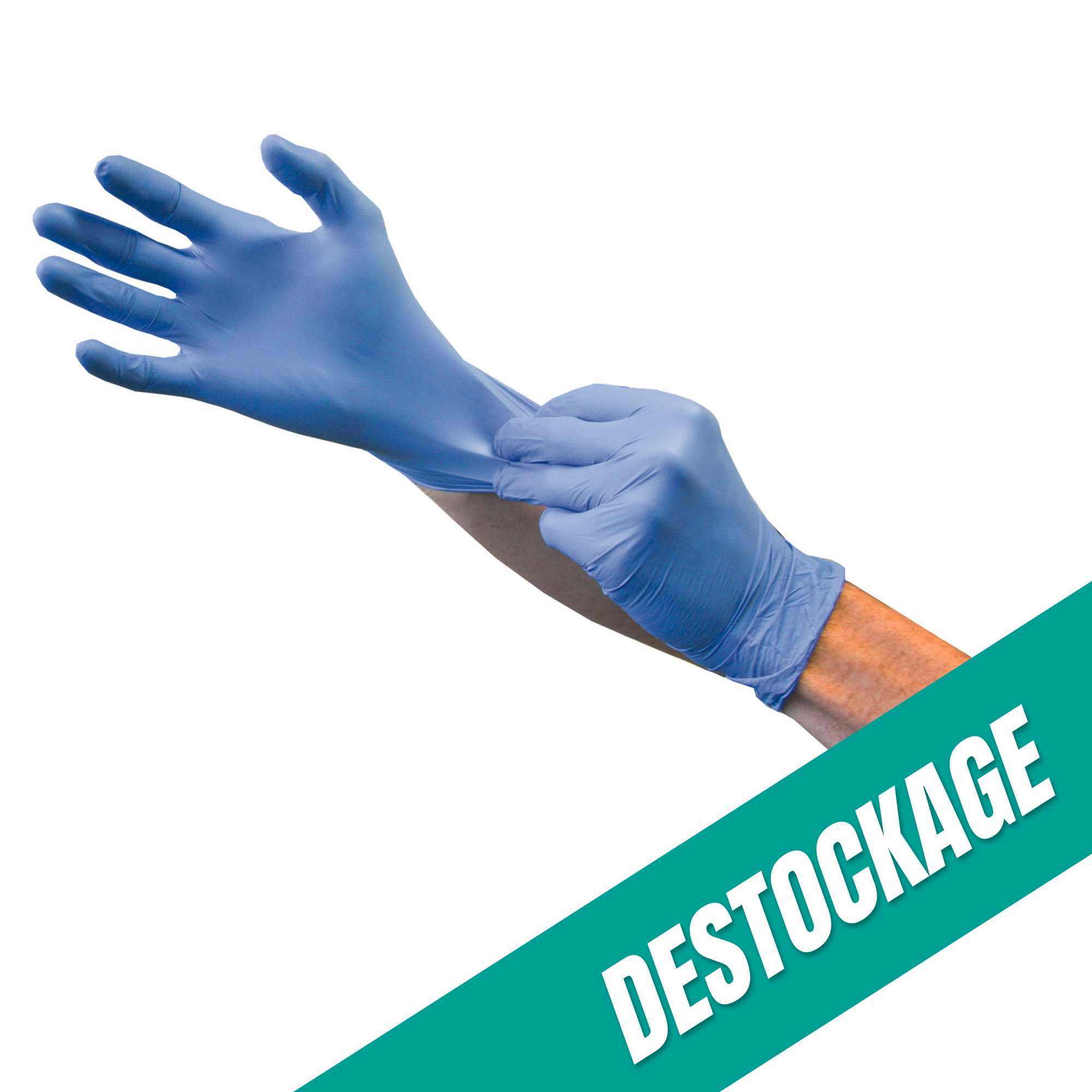 Undersøgelseshandsker - Nitril - Pulverfri - Ambidextrous - Æske med 100 stk - My Podologie // Clearance