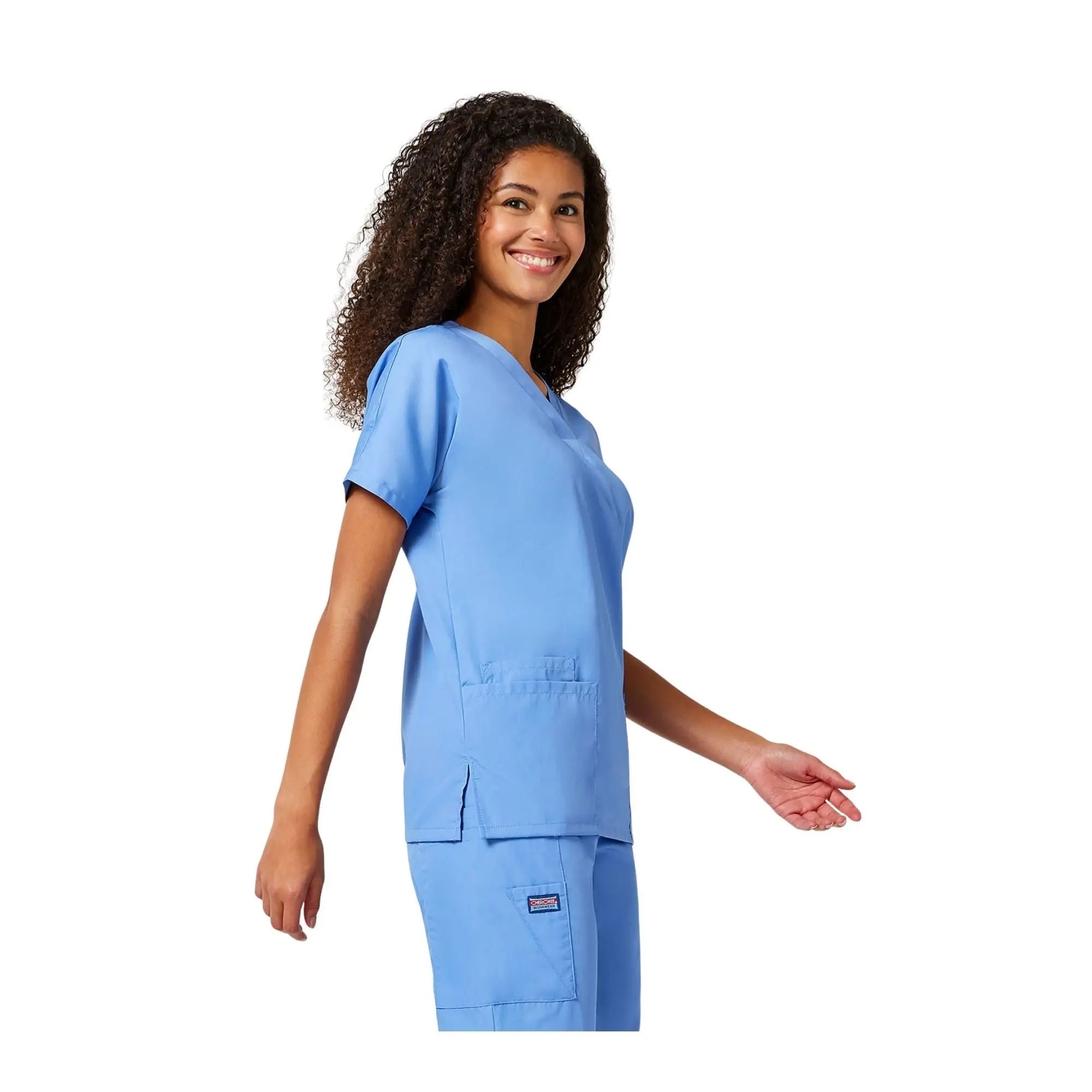 Guéthary - Tunique médicale - Col V - Manches courtes - Femme - Cherokee Cherokee Authentic Workwear 