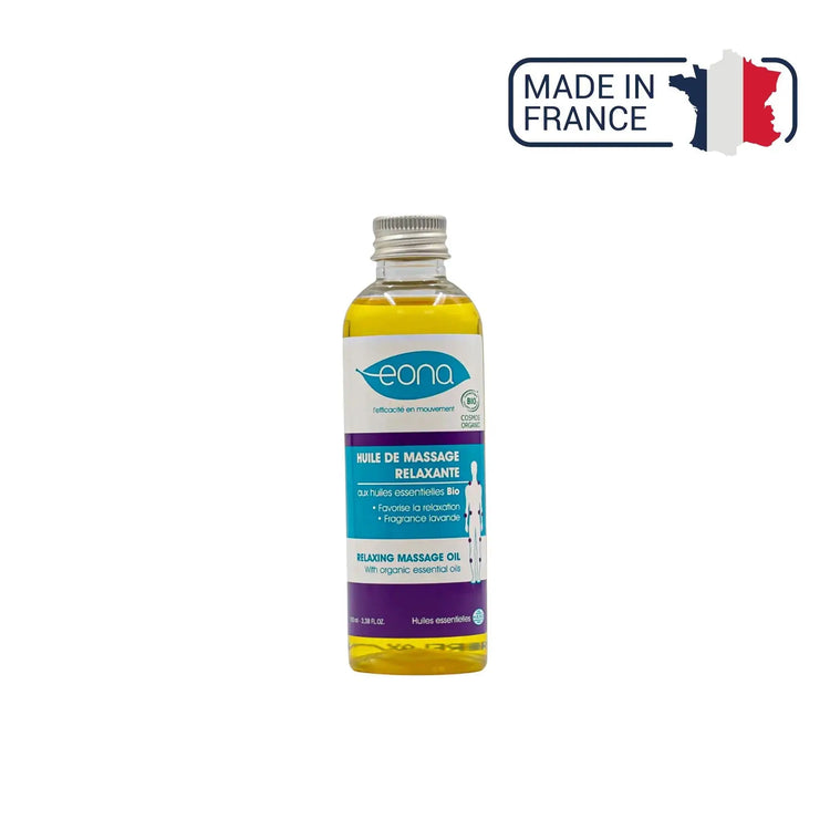 Massageolie - Afslappende - Økologisk - 2 kapaciteter - Eona Eona 