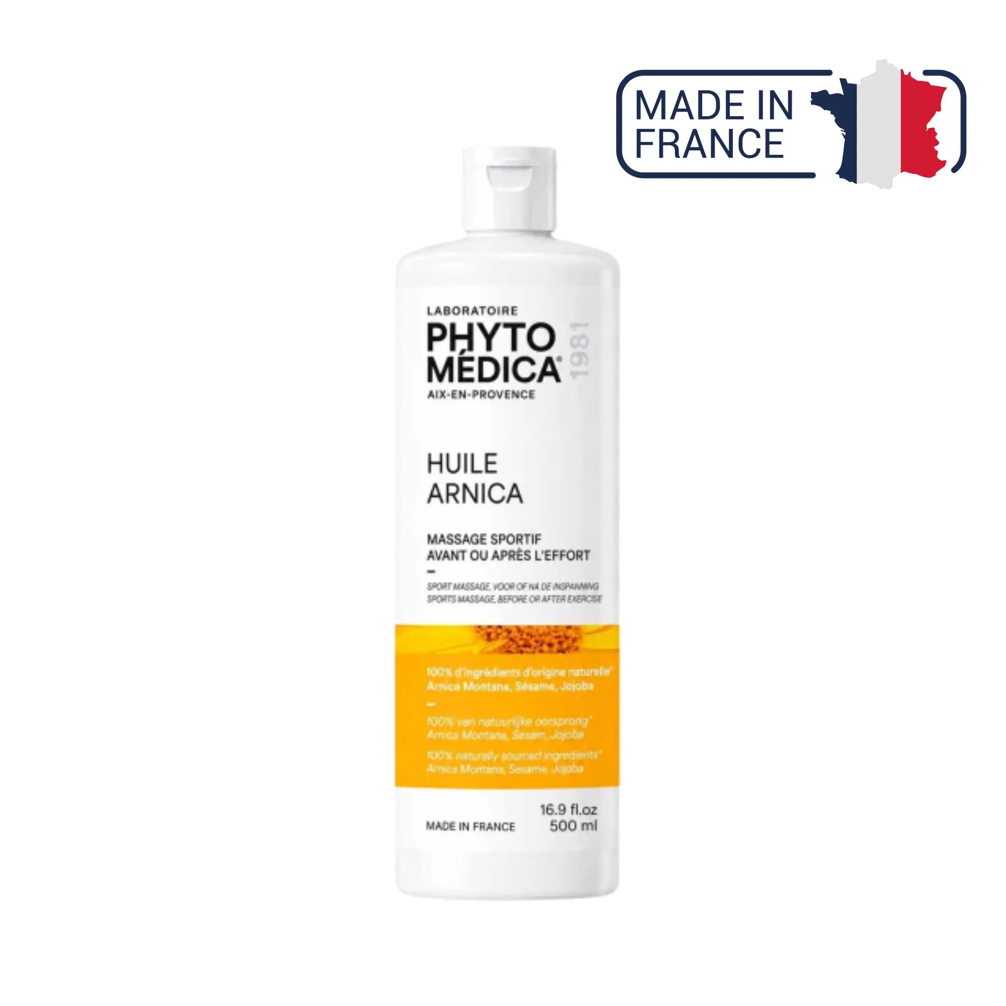 Huile fluide de Massage - Arnica - deux contenances - Phytomedica Laboratoires Phytomedica 