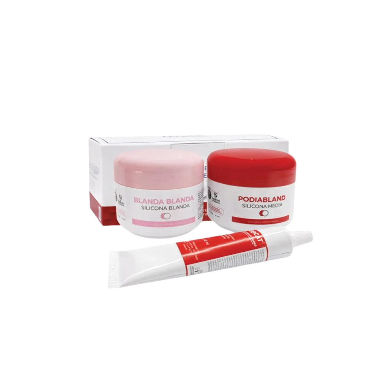 Kit Silicone orthoplastie Basic - Blanda Blanda 200 g + Podiabland 200 g + Catalyseur Master-Cat 60 ml Herbitas 