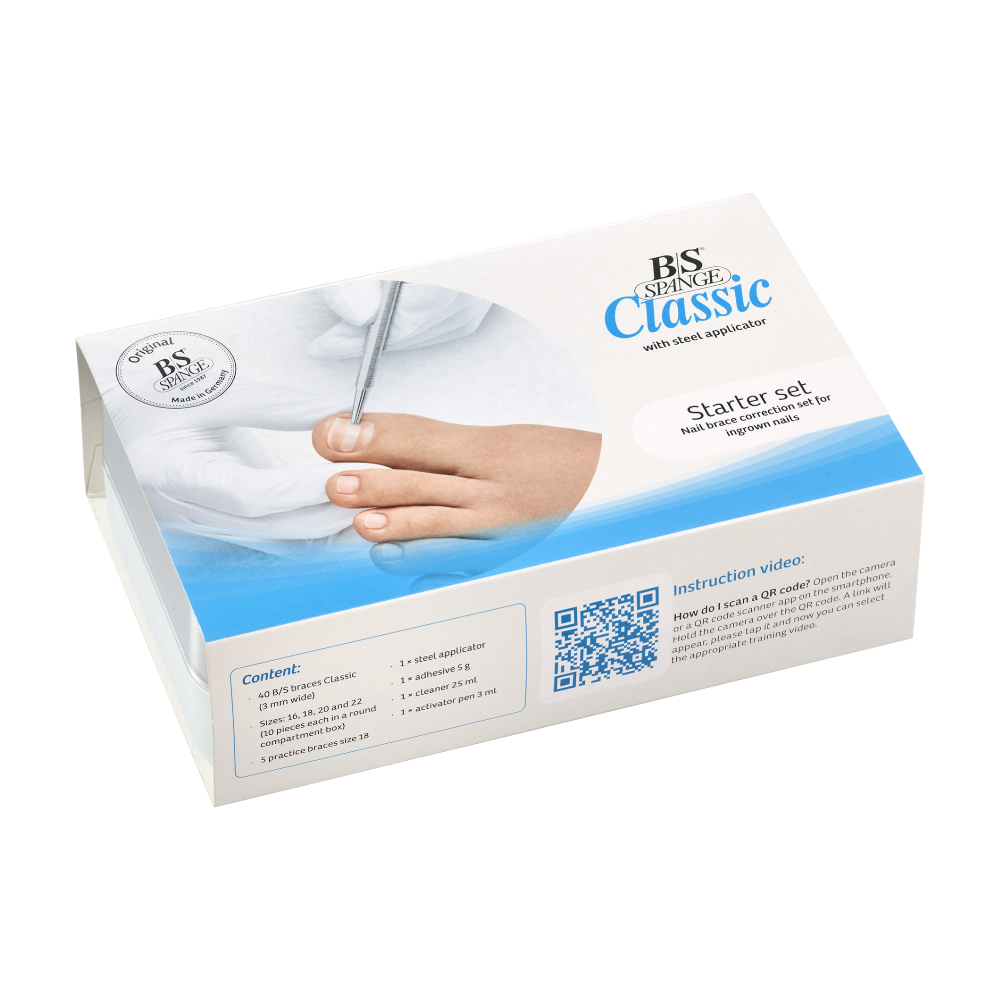 Kit de démarrage B/S Classique - Starter Set - 40 languettes - Largeur 3mm - B/S-Spange B/S Spange 