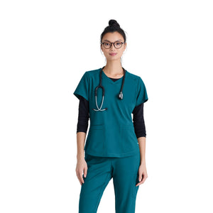 Luma - Tunique col V - Femme - Grey’s Anatomy Evolve Grey’s Anatomy 