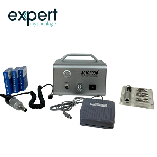 Rotopodo wired micromotor - 40,000 rpm with pedal - My Podologie - My Podologie
