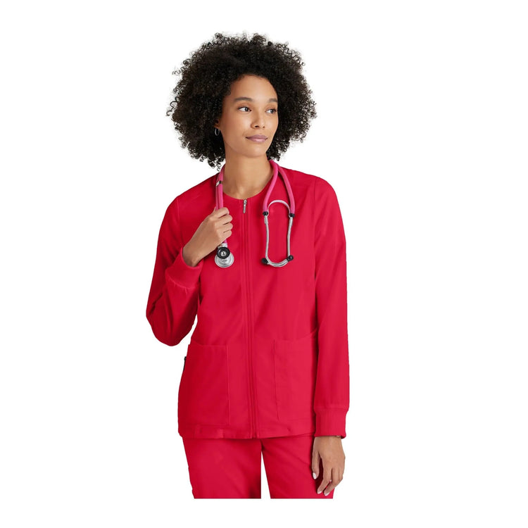 Mila - Medicinsk jakke med rund hals - Kvinder - Grey's Anatomy Stretch Grey's Anatomy 