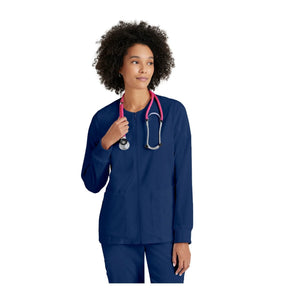 Mila - Medicinsk jakke med rund hals - Kvinder - Grey's Anatomy Stretch Grey's Anatomy 