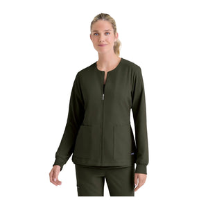 Mila - Medicinsk jakke med rund hals - Kvinder - Grey's Anatomy Stretch Grey's Anatomy 