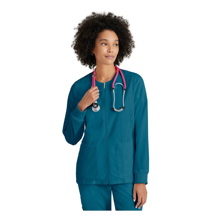 Mila - Medicinsk jakke med rund hals - Kvinder - Grey's Anatomy Stretch Grey's Anatomy 