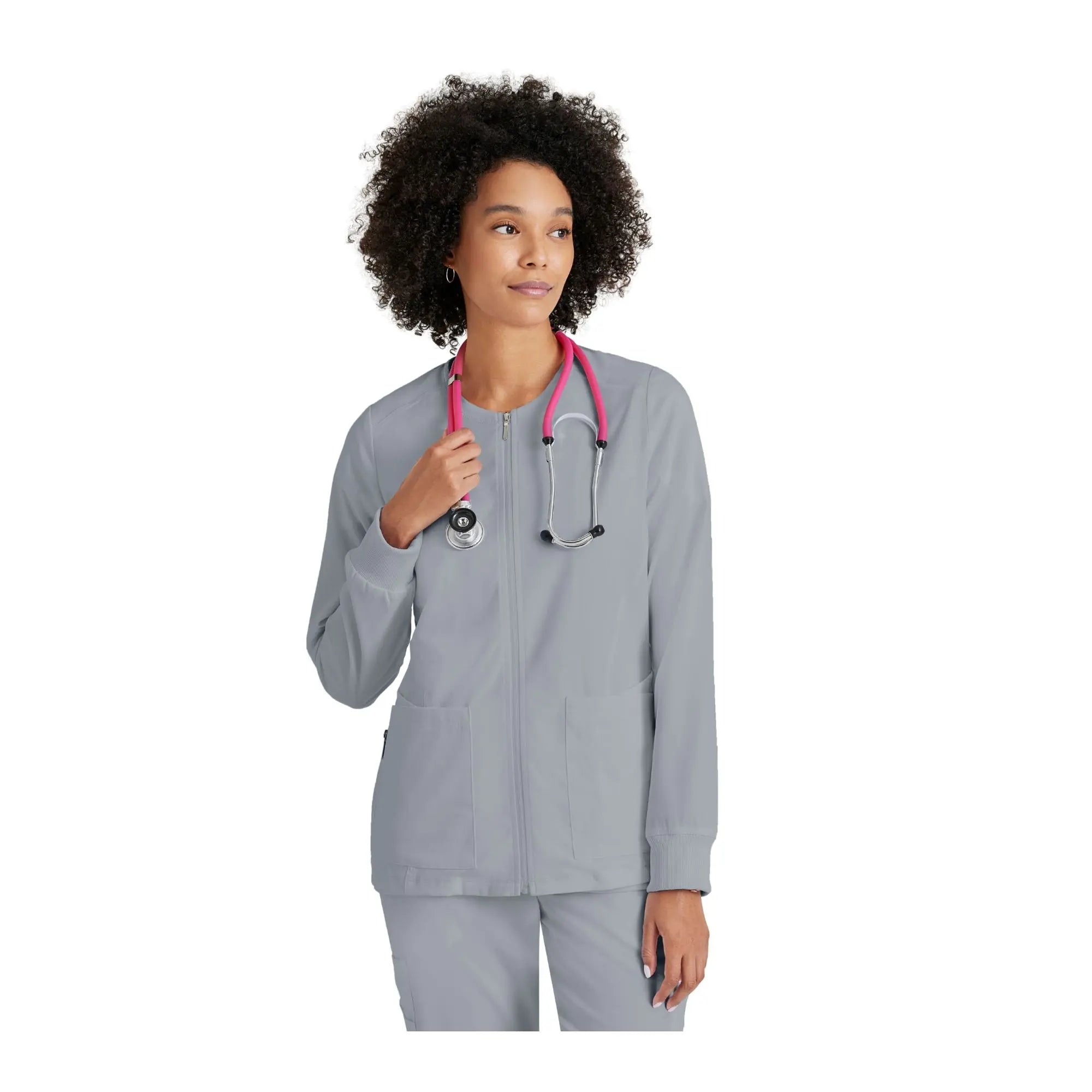 Mila - Medicinsk jakke med rund hals - Kvinder - Grey's Anatomy Stretch Grey's Anatomy 