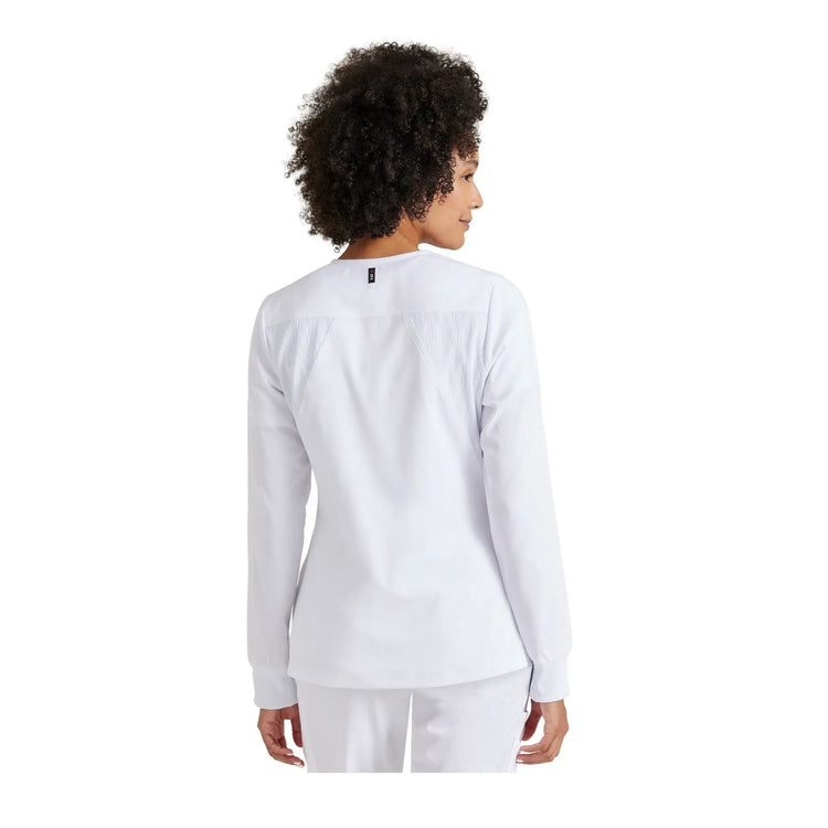 Mila - Medicinsk jakke med rund hals - Kvinder - Grey's Anatomy Stretch Grey's Anatomy 