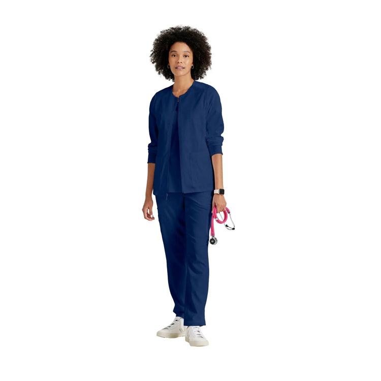 Mila - Medicinsk jakke med rund hals - Kvinder - Grey's Anatomy Stretch Grey's Anatomy 