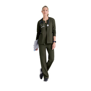 Mila - Medicinsk jakke med rund hals - Kvinder - Grey's Anatomy Stretch Grey's Anatomy 