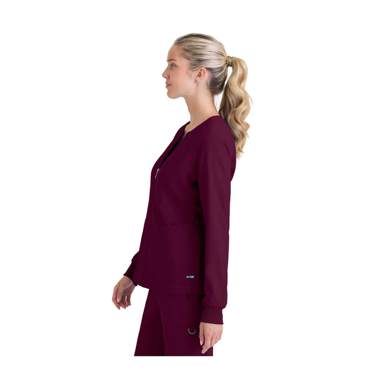 Mila - Medicinsk jakke med rund hals - Kvinder - Grey's Anatomy Stretch Grey's Anatomy 