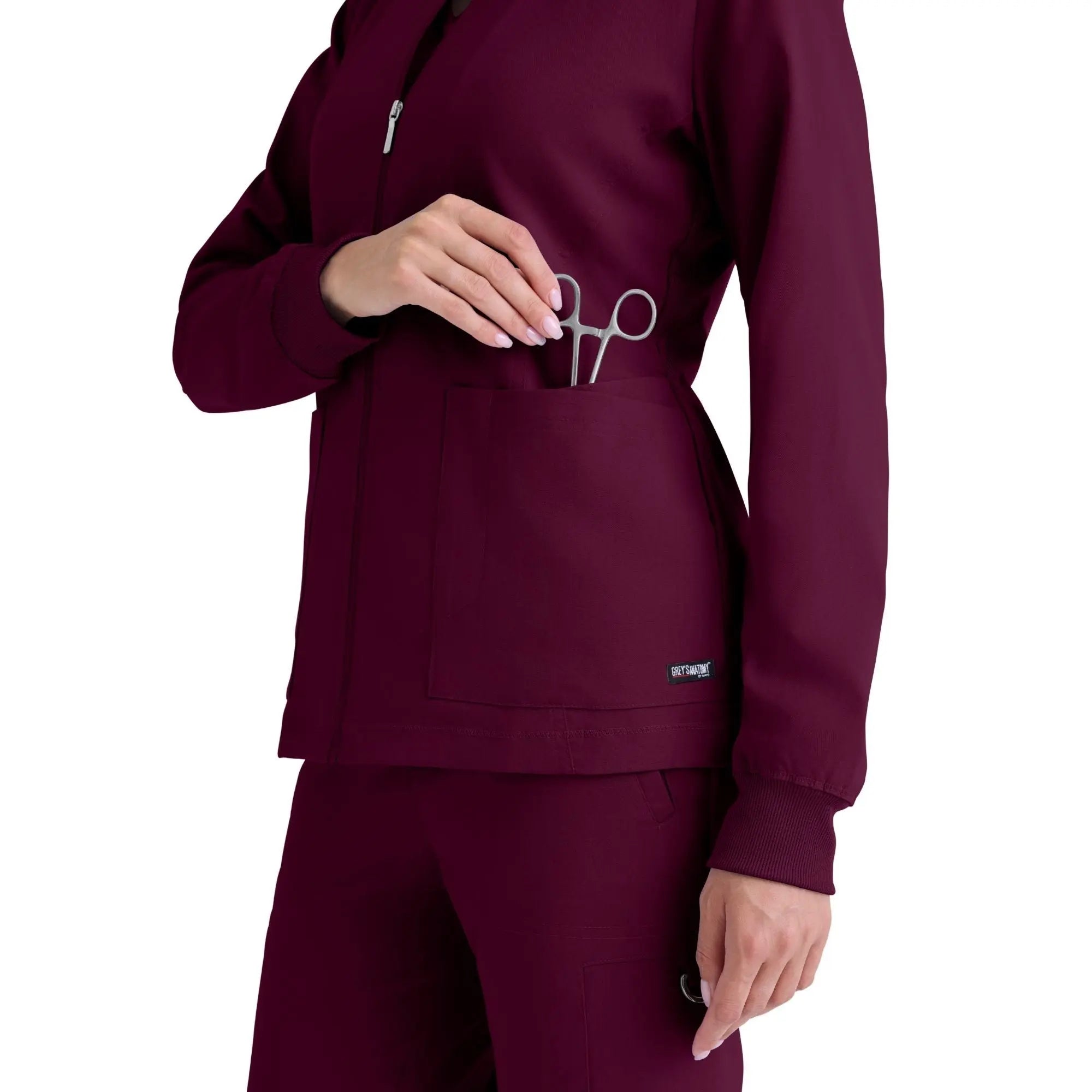 Mila - Medicinsk jakke med rund hals - Kvinder - Grey's Anatomy Stretch Grey's Anatomy 