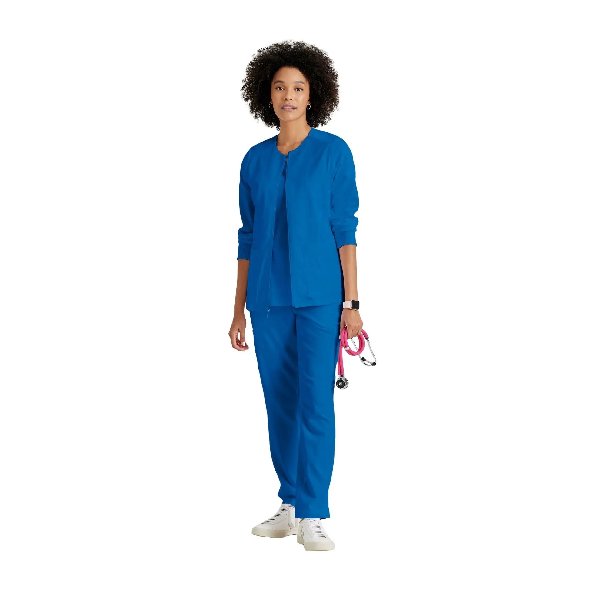 Mila - Medicinsk jakke med rund hals - Kvinder - Grey's Anatomy Stretch Grey's Anatomy 