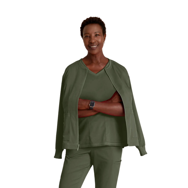 Millie - Veste médicale Zip - Femme - Grey’s Anatomy Stretch Grey’s Anatomy 