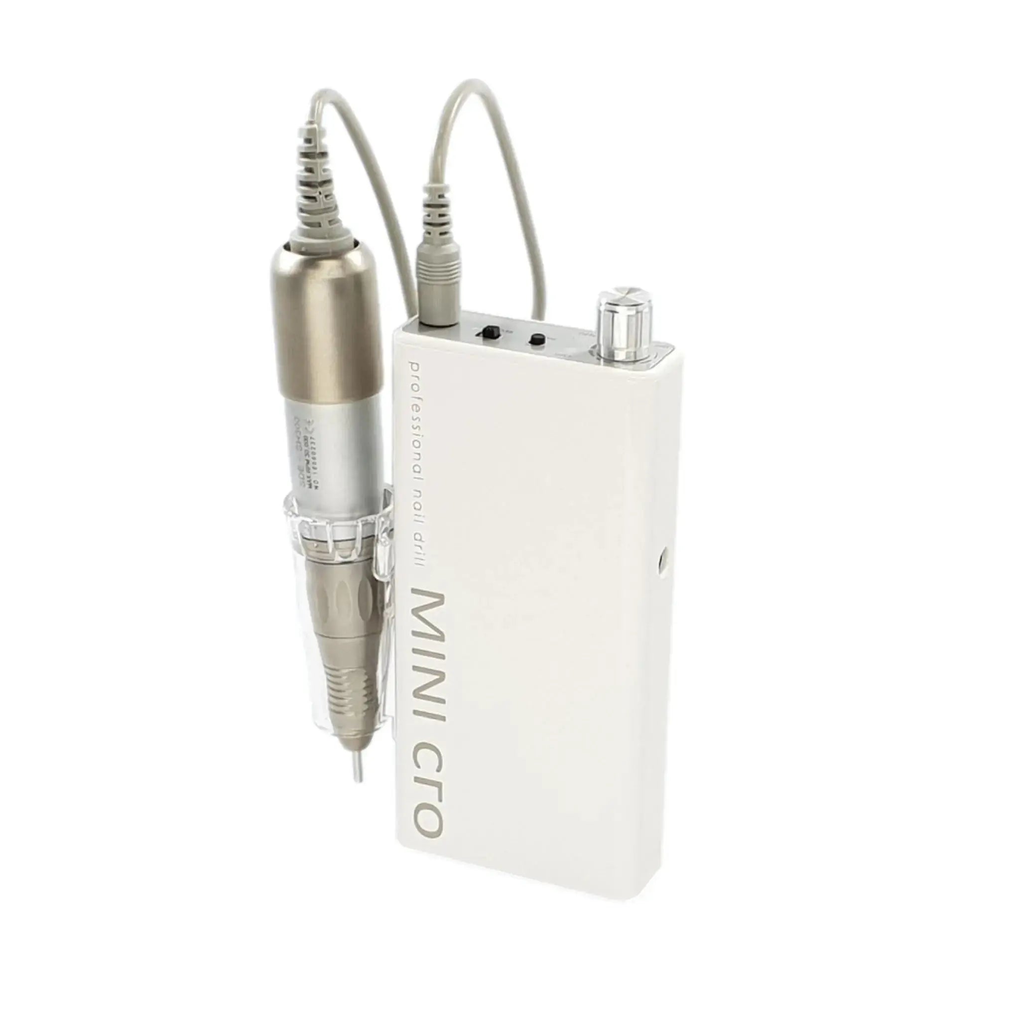 Mini-cro - Bærbar mikromotor - Hvid - 30.000 rpm - Med aftageligt håndstykke - My Podologie