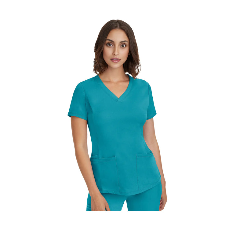 Monique - Tunique médicale - Col V - Femme - Healing Hands - 2 Healing Hands 