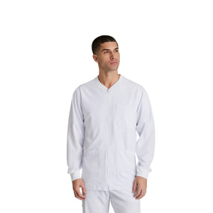 Oly - Veste médicale col rond - Homme - Skechers SKECHERS  Blanc / XL